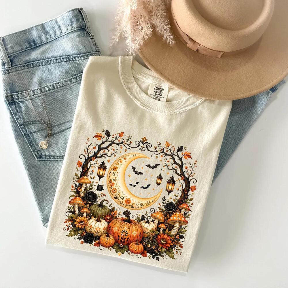 Halloween Pumpkin T-Shirt, Tee, Autumn Fall Gift